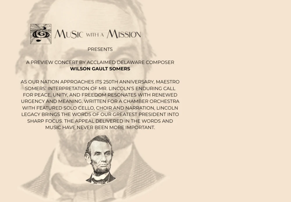 Read more about the article Lincoln Legacy Premieres as Wilson Gault Somers Continues His Mission Through Music