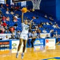 Sanford junior Asia Adams shoots a layup against Smyrna in the semifinals of the 2026 DIAA girls basketball state tournament. Photo Credit: Dave Reeder