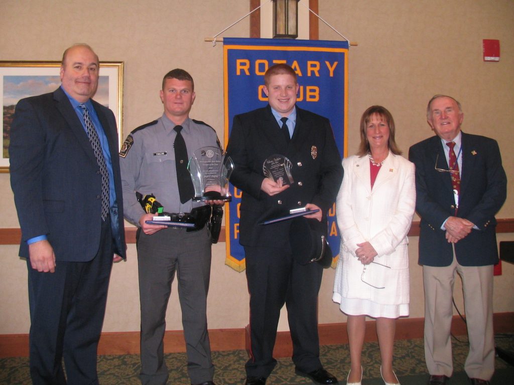 Read more about the article Rotary honors trooper and firefighter