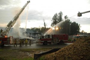 Read more about the article Fire wipes out home under construction