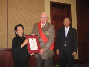 Read more about the article Pitts honored by president of the Philippines