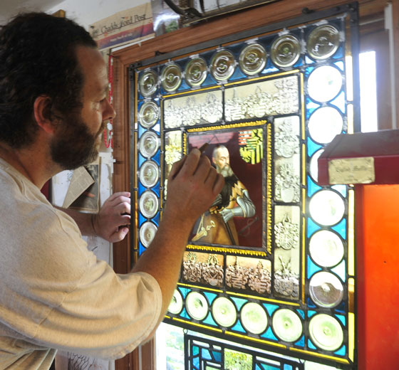 You are currently viewing Local artist restores 500-year-old treasure