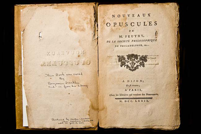 You are currently viewing History Made Personal: Book from Franklin’s personal library