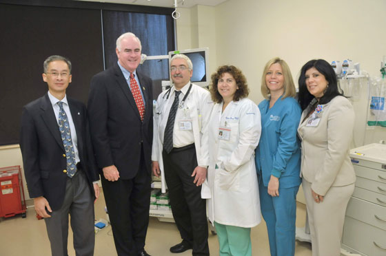 Read more about the article Meehan visits Crozer Endoscopy Center at Brinton Lake